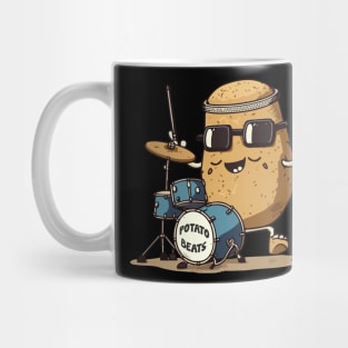 Funny Potato Drummer Boy Mug